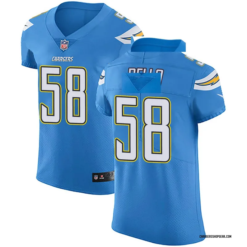 Men's Nike Los Angeles Chargers B.J. Bello Blue Alternate Vapor