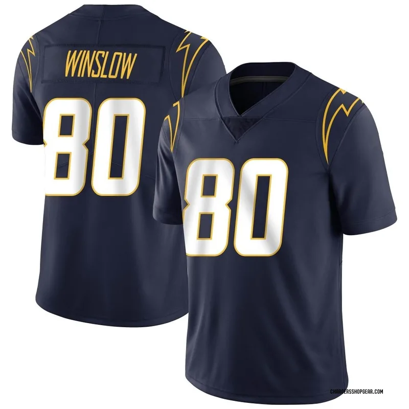 Men's Nike Los Angeles Chargers Kellen Winslow Navy Team Color Vapor Untouchable Jersey - Limited